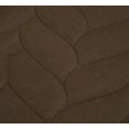 thumbnail image 4 of Quilted Double Bedsheet For King Size With 2 Pillow Covers | 90 X 100 Inches, Brown - 280 Thread Count Super Soft Bedding Set, 4 of 4