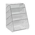thumbnail image 2 of pstuiky Clear Desktop Organizer Slanted Pen Holder & Cosmetic Storage Box, Multi-Functional Office Supply Organizer, 2 of 6