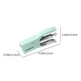 thumbnail image 3 of Macaroon Coloured Metal Hand Gripped Stapler 10 Gauge Labour Saving Stapler Small Office Stapler Comes With A Box Of Staples, 3 of 7