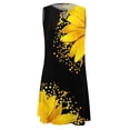 thumbnail image 4 of TIMIFIS Robe T-Shirt Décontractée d'Été pour Femmes, Robe Soleil Évasée, Couvre-Maillot de Bain de Plage - Été, 4 of 5