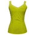 thumbnail image 1 of Camisoles à Bordure en Dentelle pour Femmes - Spring Bud (SUNNY LIME), 1 of 2