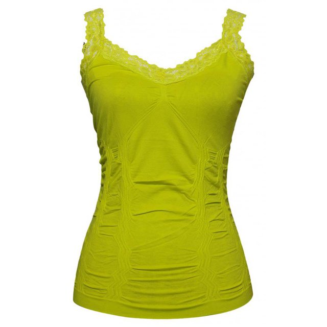 Camisoles à Bordure en Dentelle pour Femmes - Spring Bud (SUNNY LIME)