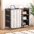 thumbnail image 1 of EGNMCR Shoe Rack for Closet Multi-layer Shoe Rack Dusts-proof Stackable Shoe Rack Storage Rack Sturdy Metal And Plastic Material Ideal For Closets Bedrooms Hallways Living Rooms Plastics shoe rack, 1 of 6