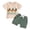 Light Green, variant on felwors First Birthday Outfit Boy Baby One Year Old Boy Outfit Short Sleeve Shirts Plaid Shorts Set (White, 2-3 Years)
