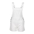 thumbnail image 3 of Babysbule Women's Short Length Loose Fit Denim Overall, L, 3 of 7