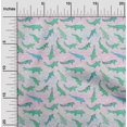 thumbnail image 2 of oneOone Polyester Spandex Light Green Fabric Asian Japanese Koi Fish With Wave Sewing Craft Projects Fabric Prints By Yard 56 Inch Wide, 2 of 4