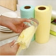 thumbnail image 1 of LSLJS Disposable Cleaning Towels Dish Towels and Dish Cloths Kitchen Rag Lazy Wash-free Rag Free Cutting Disposable Cleaning Cloth Wavy Dishcloth, 1 of 9