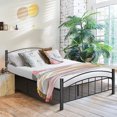 thumbnail image 3 of Costway Full Size Metal Bed Frame Headboard Footboard Platform No Box Spring Needed, 3 of 10
