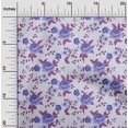 thumbnail image 2 of oneOone Rayon Medium Purple Fabric Florals Sewing Craft Projects Fabric Prints By Yard 56 Inch Wide, 2 of 4