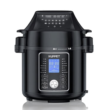 Refurbished Toytexx KUPPET 2 in 1 Electric Pressure Cooker with Air Fryer Lid