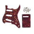 thumbnail image 3 of Tortoise Red Guitar Pick Guard Back Plate with 20pcs Screws for Style Electric Guitar, 3 of 7