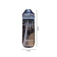 thumbnail image 3 of Wuztai Large Capacity Sports Water Bottle With Straw, 22oz Leakproof Fitness Water Bottle With Graduated Marks, Pop Up Lid Straw Cup for Gym Outdoor Work, 3 of 7