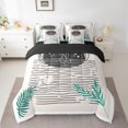 thumbnail image 2 of YST Beige Aesthetic Bedding Comforter Set, Modern Abstract Artwork, 7-Piece, Twin, 2 of 4