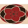 thumbnail image 1 of Ahgly Company Tapis d'Intérieur Rectangulaire Transitionnel Lavable à la Machine, Cuivre Clair et Or, 2 Pieds x 3 Pieds, 1 of 7
