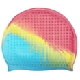 thumbnail image 1 of Agiferg Adult Swimming Cap Swimming Comfortable Elastic Cap Silicone Waterproof Cap, 1 of 2