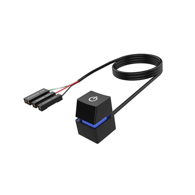 VONKY Remote Switches Motherboard Power On Off Switch Accessories for Cafe Home Blue