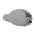thumbnail image 3 of Women‘s Baseball Cap Breathable Mesh Cross Hollow Design Wide Brim Sun Protection Outdoor Ponytail Hat, 3 of 6