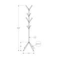 thumbnail image 4 of Monarch Specialties Coat Rack, Hall Tree, Free Standing, 8 Hooks, Entryway, 70"h, Bedroom, Metal, Grey, Contemporary, Modern, 4 of 4