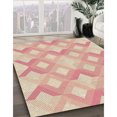 thumbnail image 3 of Ahgly Company Machine Washable Indoor Rectangle Transitional Orange Area Rugs, 5' x 8', 3 of 7