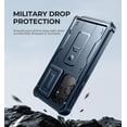 thumbnail image 2 of Dexnor for Samsung Galaxy S24 Ultra Case with Built-in Slide Camera Cover & Screen Protector & Kickstand, Shockproof Rugged Case Full-Body Bumper Protective Cover for Galaxy S24 Ultra 2024, Blue, 2 of 7
