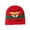 Red, variant on Winter Knitted Hat With Ear Unisex Thermal Trapper Cap For Cold Weather, Suitable For Living Room