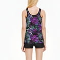 thumbnail image 4 of SBYOJLPB Womens 2 Piece Tankini Swimsuits Modest Coverage Bathing Suits Tank Top with Board Shorts, 4 of 5