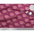 thumbnail image 3 of Soimoi Poly Georgette Fabric Balloon & Hedgehog Kids Print Fabric by Yard 52 Inch Wide, 3 of 3