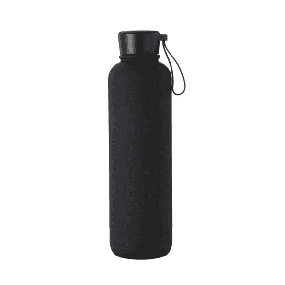 Mainstays 17 oz Double Wall Vacuum Insulated Stainless Steel Water Bottle with Leakproof Lid, for Travel & Outdoor Use