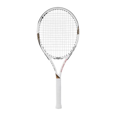 Lipstore Tennis Racket Shockproof Nonslip Grip Tennis Racquet for Park Beach Backyard White