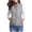 Grey, variant on Fashion Women Pocket Coat Long Jacket Winter Sleeveless Down Cotton Waistcoat