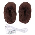 thumbnail image 4 of Electric Heated Slippers, Temperature Adjustable Washable Slip  Heating Slippers  For Outdoor Activities For Men Women For Winter, 4 of 8
