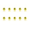 thumbnail image 3 of Nail Rhinestones Flat-Bottom Multi-faceted Sides DIY Handcraft Excellent Gloss Manicure Crystal Different Styles Mobile Phone Yellow, 3 of 6