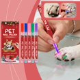 thumbnail image 2 of Festive Pet Nail Polish Kit Quick Drying Easy Application DIY Manicure Holiday for Cats and Dogs 5PCS, 2 of 5