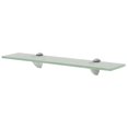 thumbnail image 1 of vidaXL Floating Shelf Glass 50x10 cm 8 mm, 1 of 3