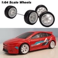 thumbnail image 4 of Clearance Now! 1:64 Scale Whls For Hotwhls Rubber Tire Model Car Modified Parts Hot L1 U7L6, 4 of 9