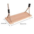 thumbnail image 2 of BRIGHTFUFU Backyard Swing Wood Solid Design Assorted Color 1Pcs Indoor and Outdoor Play, 2 of 8