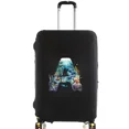 thumbnail image 3 of Luggage Covers Protective Cover Travel Luggage Scratch Proof Dust Cover Reusable Dust Cover Washable Fish Letter Print Pattern 8fish letter M L, 3 of 6