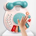 thumbnail image 2 of Piano Drum LED Plastic Musical Drum Musical Toy Developmental Toy for Babies, 2 of 10