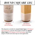 thumbnail image 4 of Chair Leg Floor Protectors Silicone Furniture Table Leg Protectors Stool Leg Protectors Caps, 4 of 5