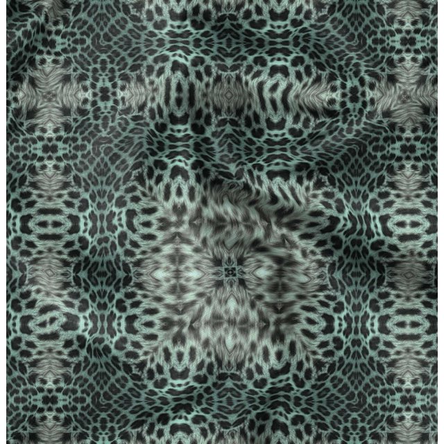 Soimoi Poly Georgette Fabric Leopard Animal Skin Print Fabric by Yard 42 Inch Wide