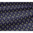 thumbnail image 5 of oneOone Tissu Jersey Viscose Imprimé Ikat Tourbillon & Paisley au Mètre 60 Pouces de Large, 5 of 5