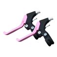thumbnail image 4 of Siruishop 2 Pieces Bike Brake Lever Three Finger Compatibility Replacement Accessories Black and Pink, 4 of 8