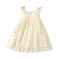 thumbnail image 1 of WEAIXIMIUNG Jolies Robes d'Été Plus Longues Tout-Petits Enfants Fête Filles Été Sans Manches Robe à Imprimé Floral Robe Décontractée pour Filles 4-5 Ans, 1 of 7