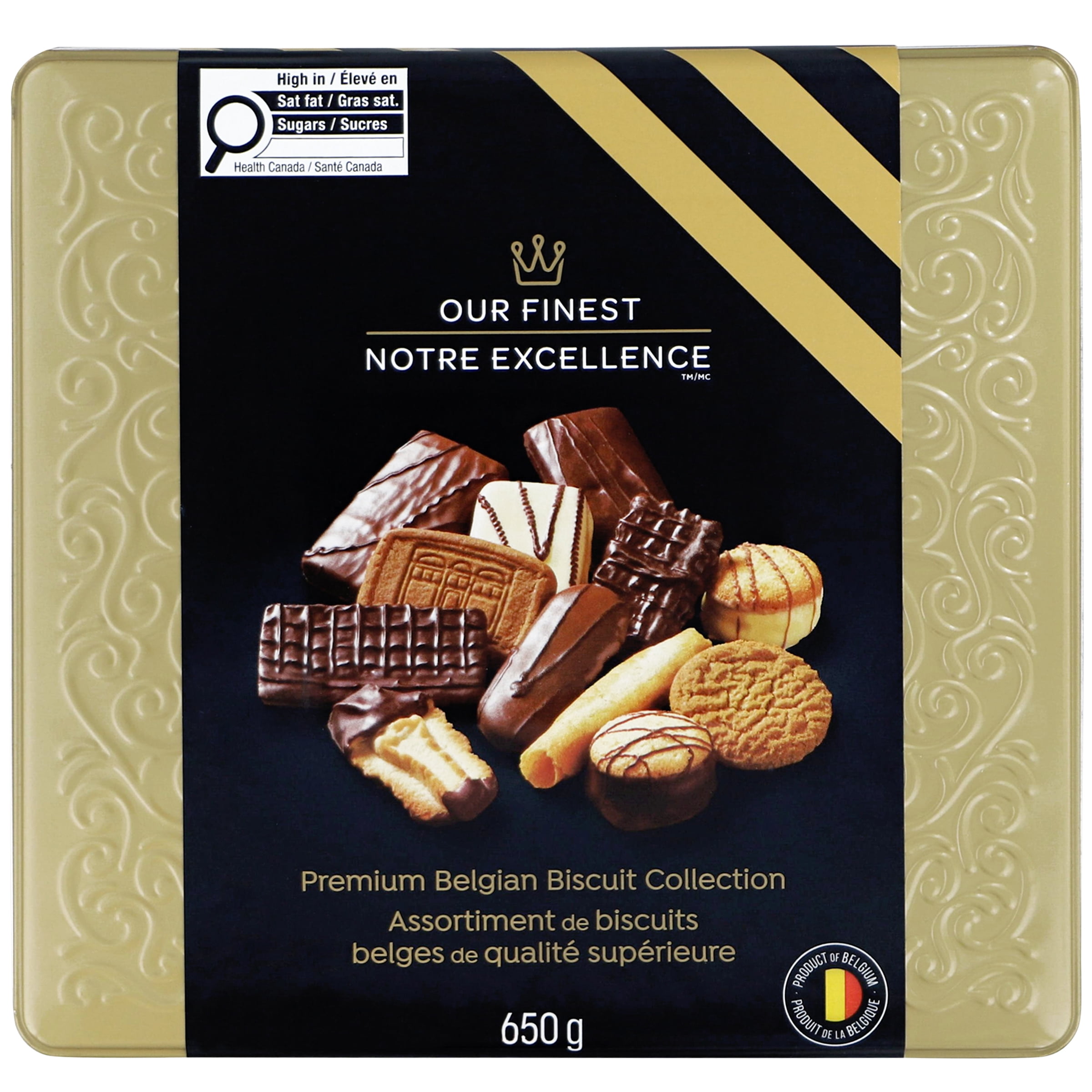 Assortiment de biscuits belges de qualité supérieure Notre Excellence