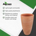 thumbnail image 4 of Algreen Jardinière Vase Courbée, Pot de Plante 12 Pouces x 20 Pouces, Usage Intérieur Extérieur - Acerra, Rouille, 4 of 8