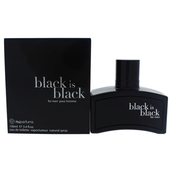 Spectrum Perfumes Black is Black pour Hommes - Vaporisateur Eau de Toilette, 3 Onces