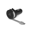 thumbnail image 4 of Aluratek 4.8A Car Charger with Built-in Type-C Rolling Ribbon Cable and USB Charging Port, 4 of 5