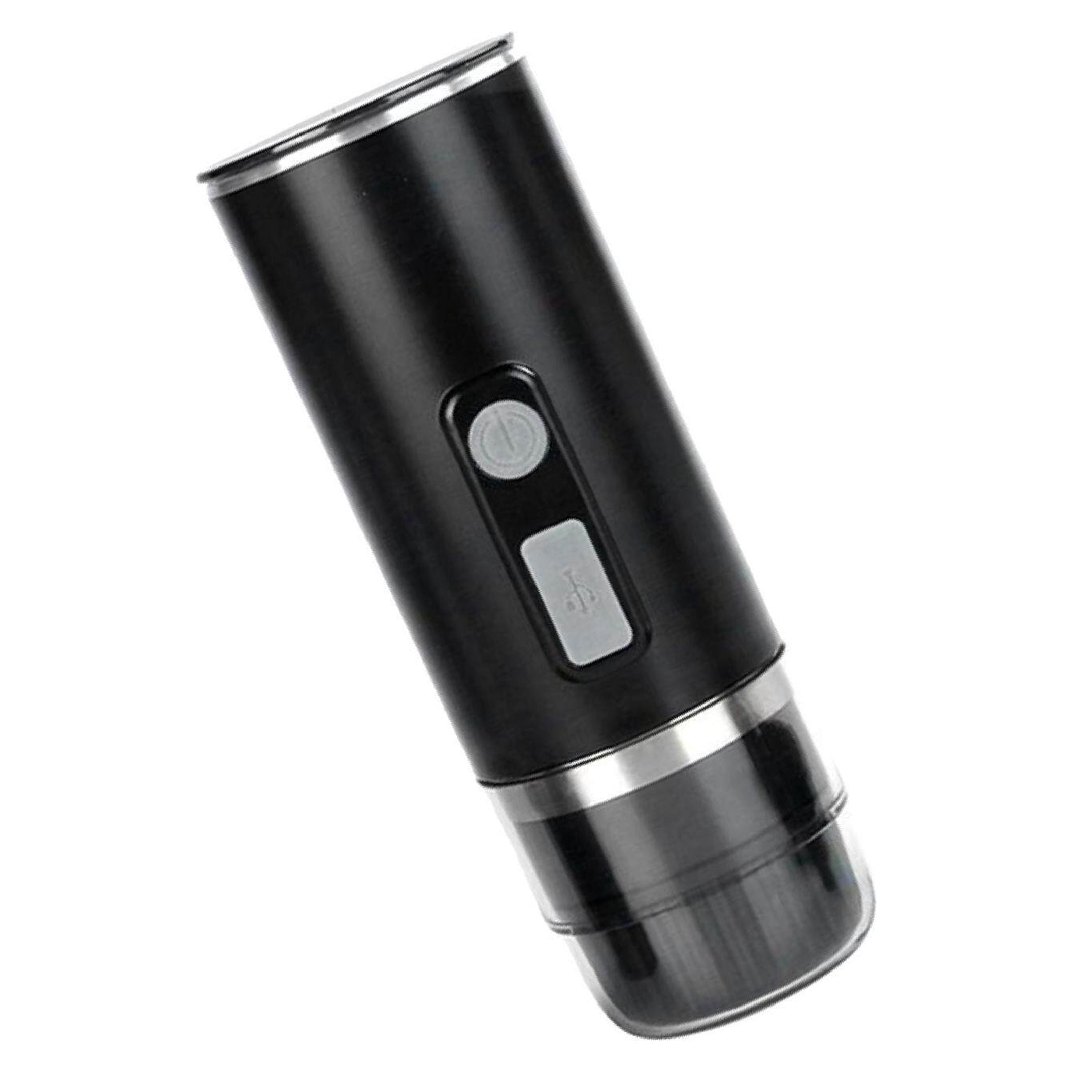 Portable Espresso Coffee Maker Rechargeable Espresso Outdoor Coffee Maker Black Small for Driving Outdoor