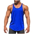 thumbnail image 1 of Lmnyox Men's Workout Tank Tops Cotton Sleeveless Stretchy Training Muscle Tee Quick Dry Athletic Shirts, 1 of 5