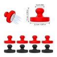thumbnail image 3 of Air Fryer Magnets for Parchment Paper, 8PCS Strong Magnetic Silicone Clips to Secure Liners & Prevent Burning, 100 Food-Safe BPA Free, Waterproof & Heat-Resistant (0.86 inch, Black), 3 of 8